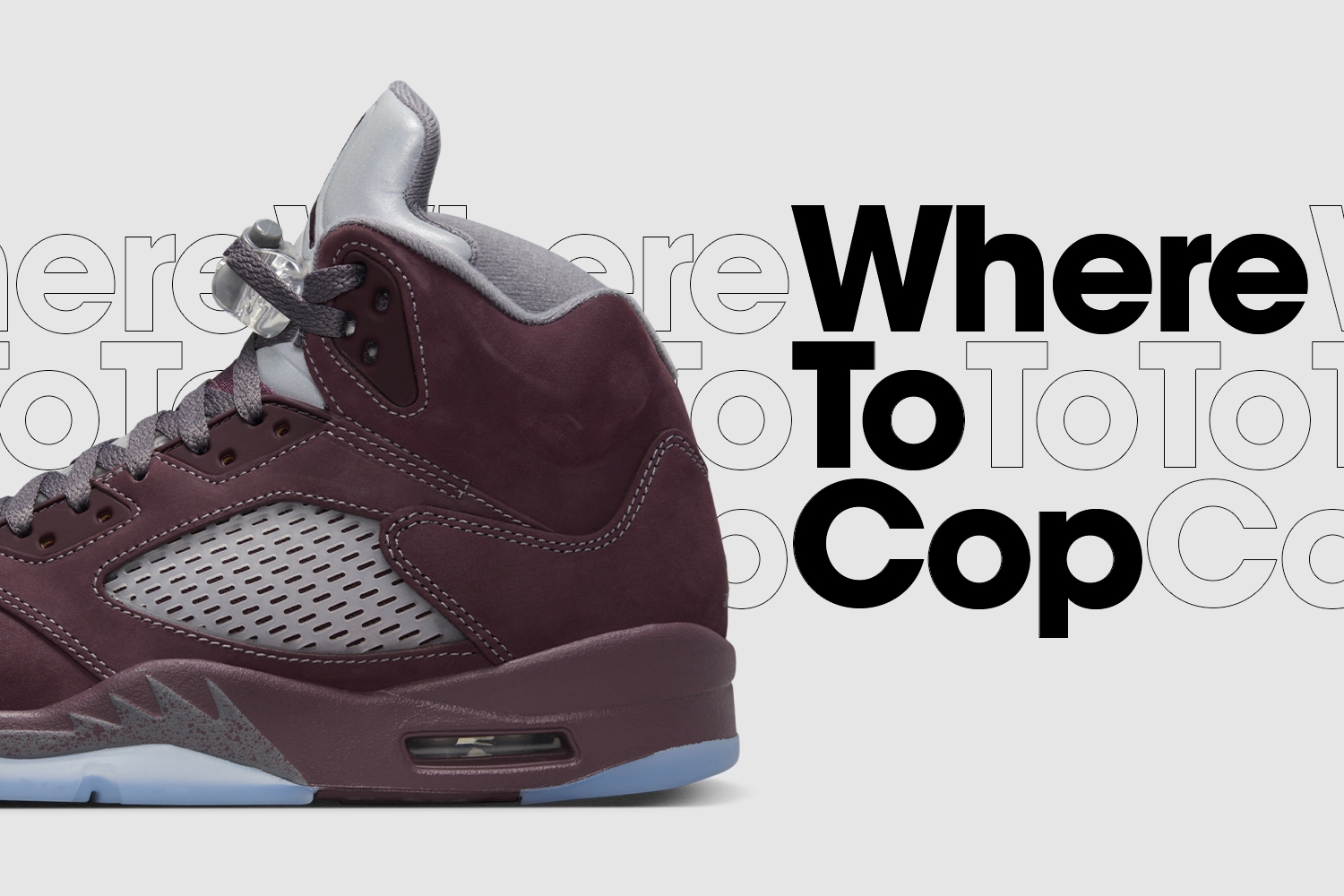 Where to cop: Air Jordan 5 Retro SE &#8216;Burgundy&#8217;