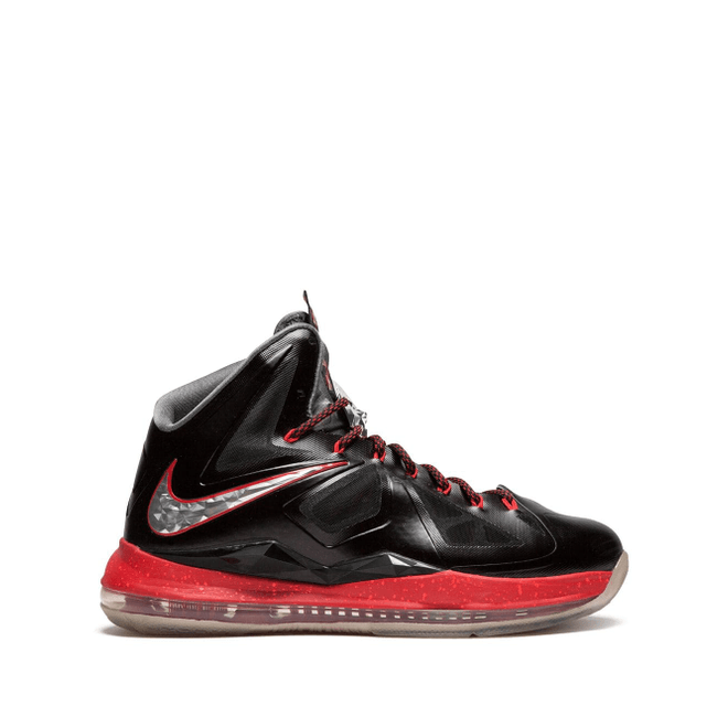 Nike Lebron X+ hi-top sneakes - Zwart 598360-001