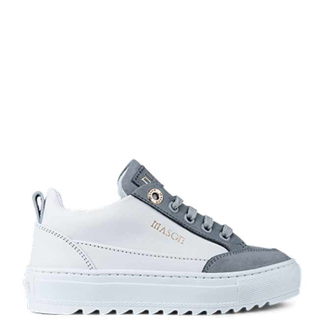 Mason Garments Tia Nubuck/Leather White/Cement B-FW20-19B