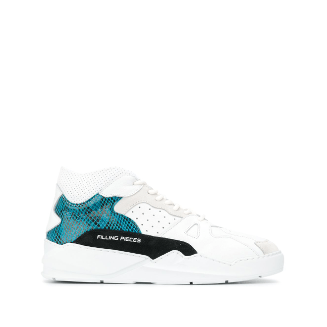 Filling Pieces contrast panel snakeskin effect 3672570MBIANCO