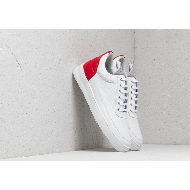 Filling Pieces Low Top Ripple Hades White/ Red 251273819040