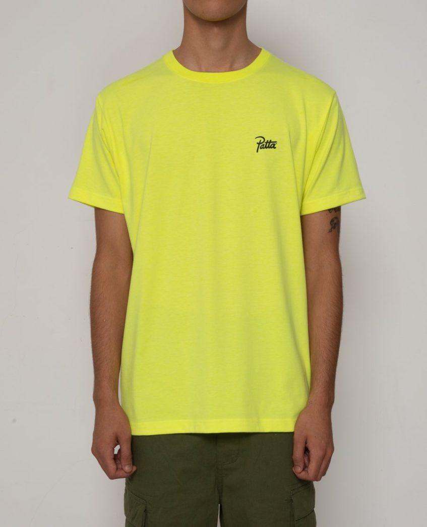 Patta Word On The Street shirt geel