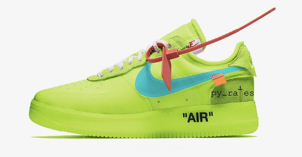 Rumored: Virgil Abloh x Nike Air Force 1 &#8216;Volt&#8217;