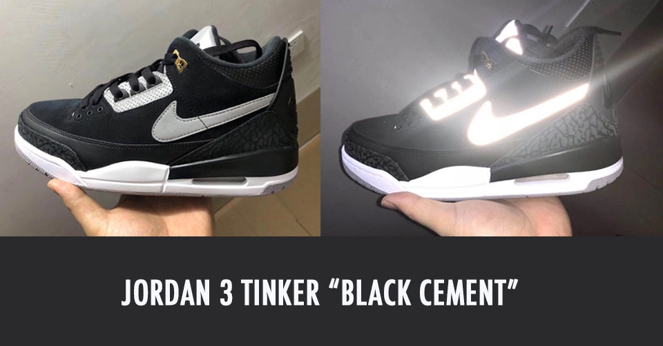 Air Jordan 3 Tinker 'Black Cement' // Coming soon