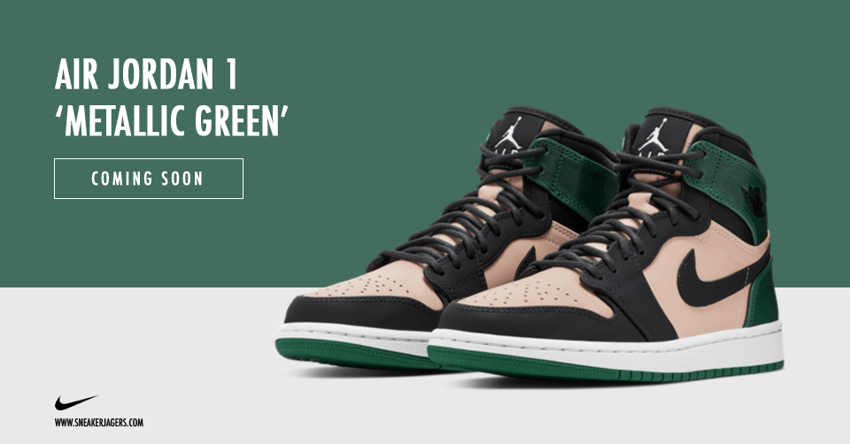 Air Jordan 1 Retro High krijgt een Metallic Green make-over