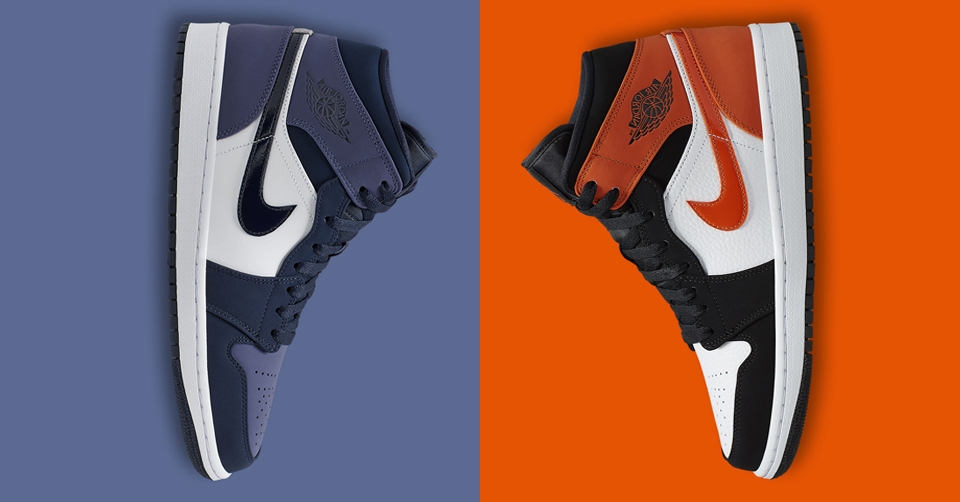 Twee nieuwe colorways voor de Air Jordan 1 Mid