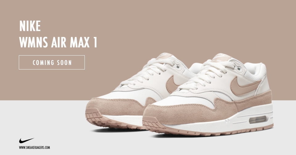Nike Air Max 1 komt in een &#8216;Sand&#8217; colorway voor dames