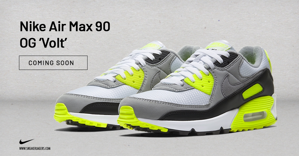 Nike viert in 2020 het 30 jarige jubileum van de Air Max 90 met deze prachtige colorway