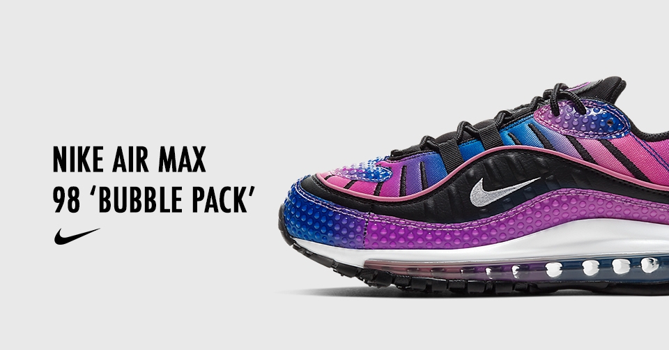 De nieuwe Nike Air Max 98 'Bubble Pack' komt binnenkort uit