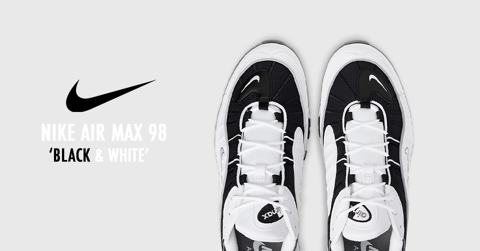Er komt een 'Black &amp; White' colorway op de Nike Air Max 98