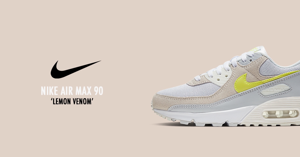 De Nike Air Max 90 &#8216;Lemon Venom&#8217; is nu verkrijgbaar