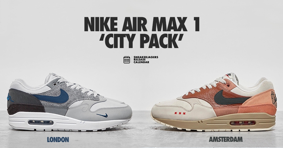 Release Reminder: Het Air Max 1 'City Pack'