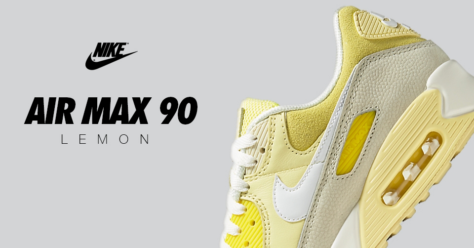 De Nike Air Max 90 &#8216;Lemon&#8217; is nu verkrijgbaar