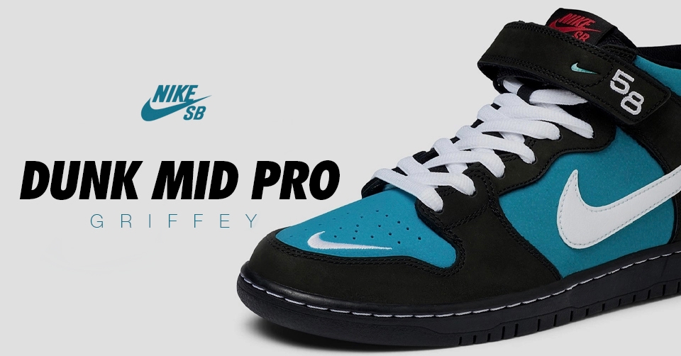 De Nike SB Dunk Mid Pro 'Griffey' heeft een releasedatum gekregen