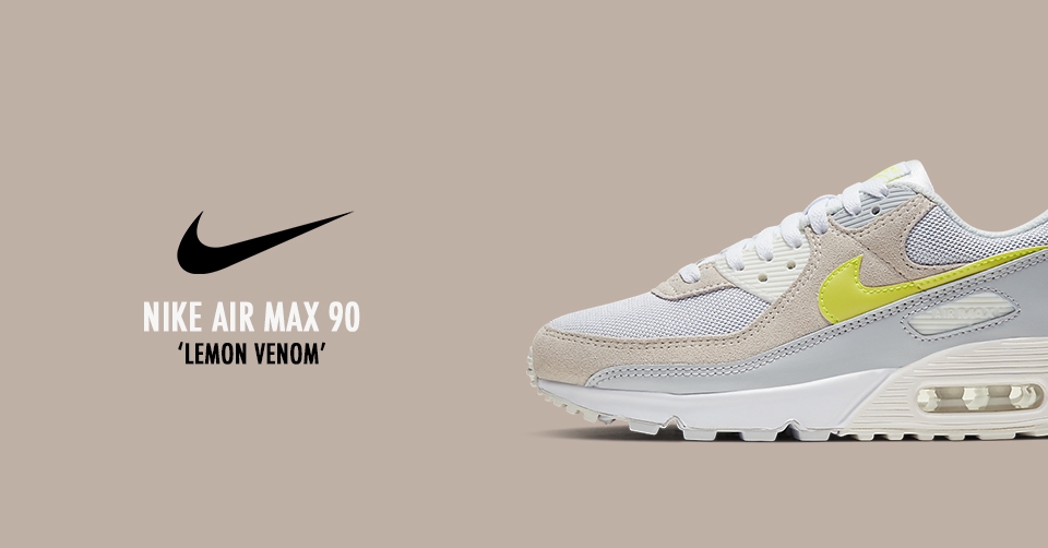 De Nike Air Max 90 'Lemon Venom' is nu verkrijgbaar