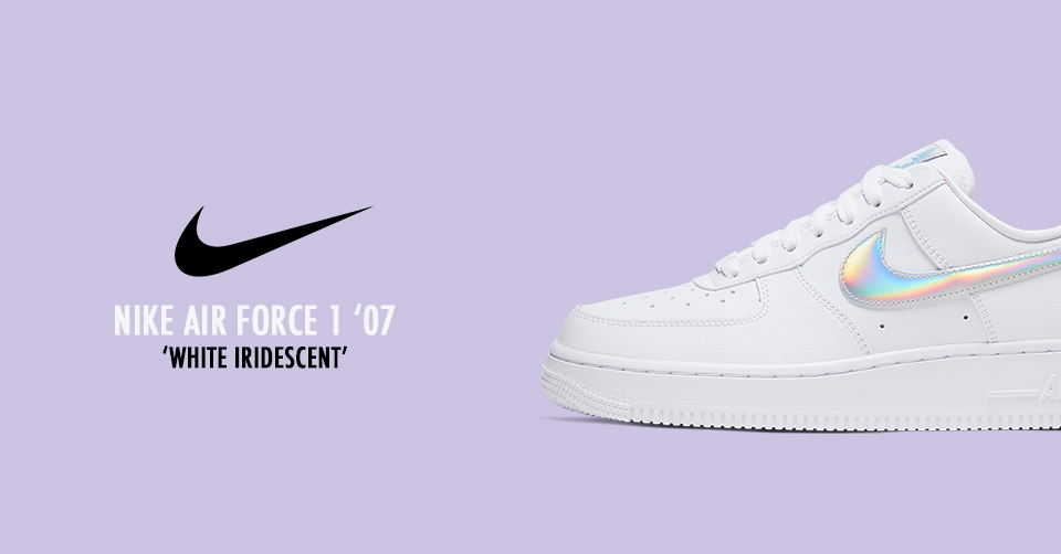 De Nike Air Force 'White Iridescent' is nu beschikbaar
