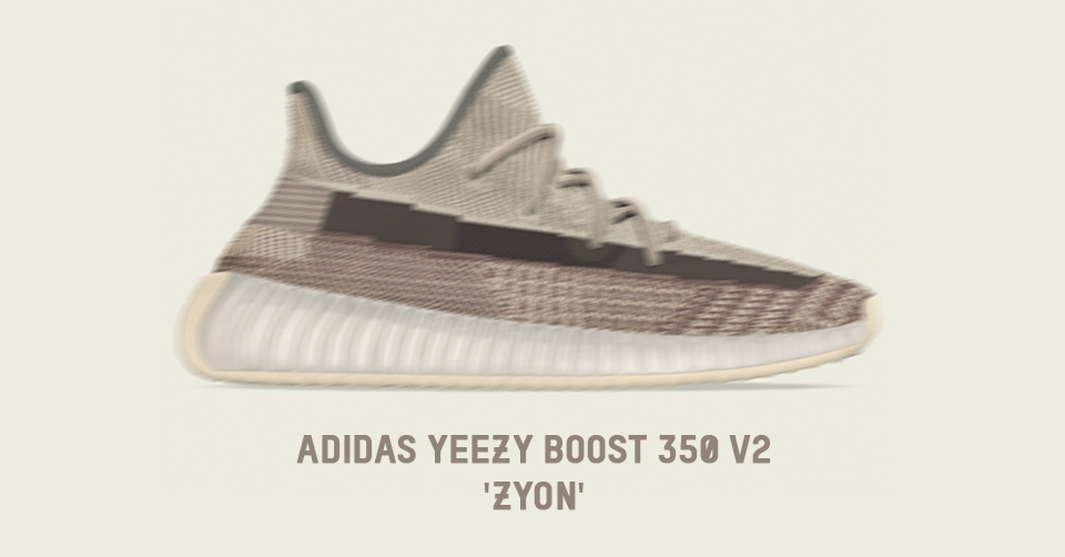 Kanye West brengt een foto naar buiten van de adidas Yeezy BOOST 350 V2 'Zyon'