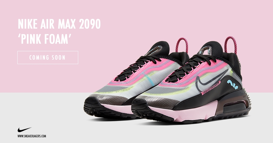 De Nike Air Max 2090 komt in een &#8216;Pink Foam&#8217; colorway