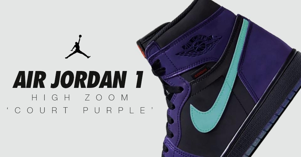Een nieuwe Air Jordan 1 High Zoom is onderweg in een 'Court Purple' colorway