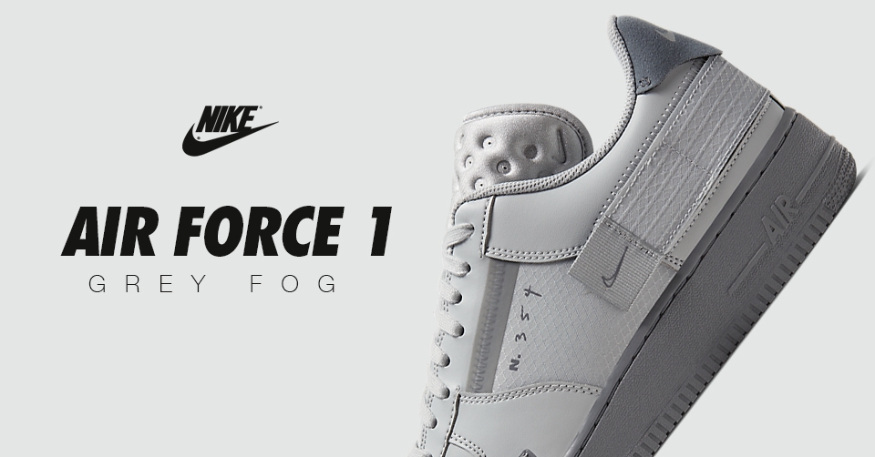De Nike Air Force 1 krijgt een 'Grey Fog' colorway