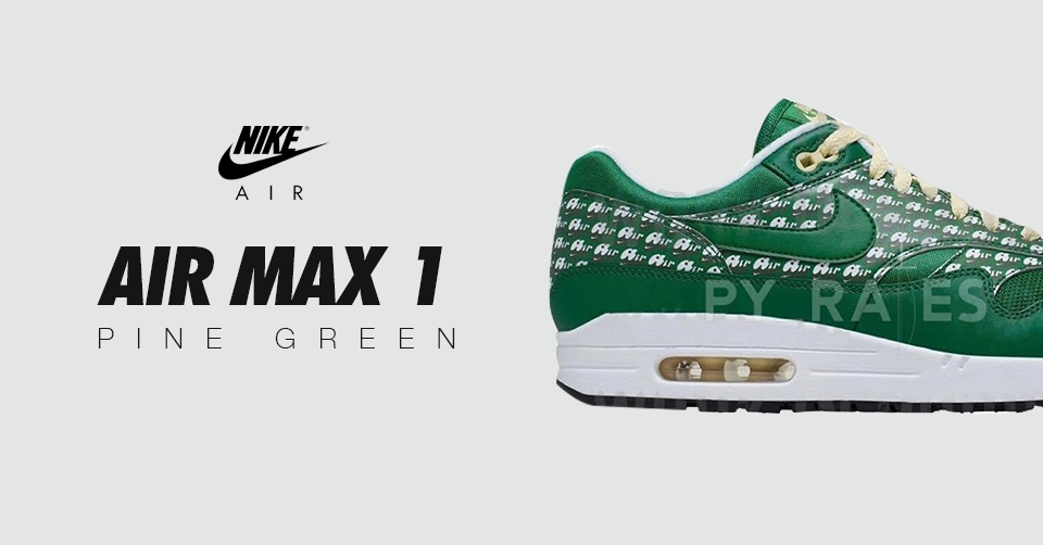 De Nike Air Max 1 'Pine Green' dropt in de herfst