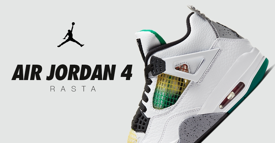 De Air Jordan 4 WMNS 'Rasta' komt eraan