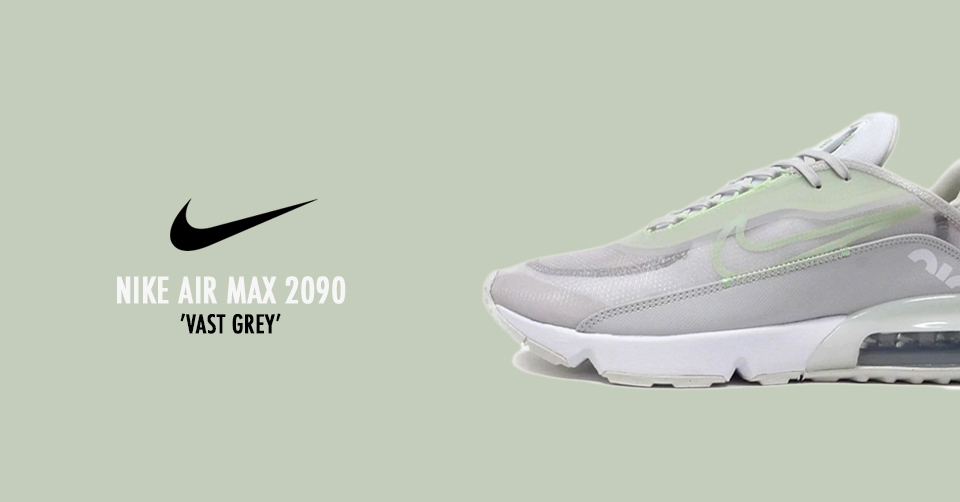 Nike's Air Max 2090 model verschijnt binnenkort in een 'Vast Grey' colorway