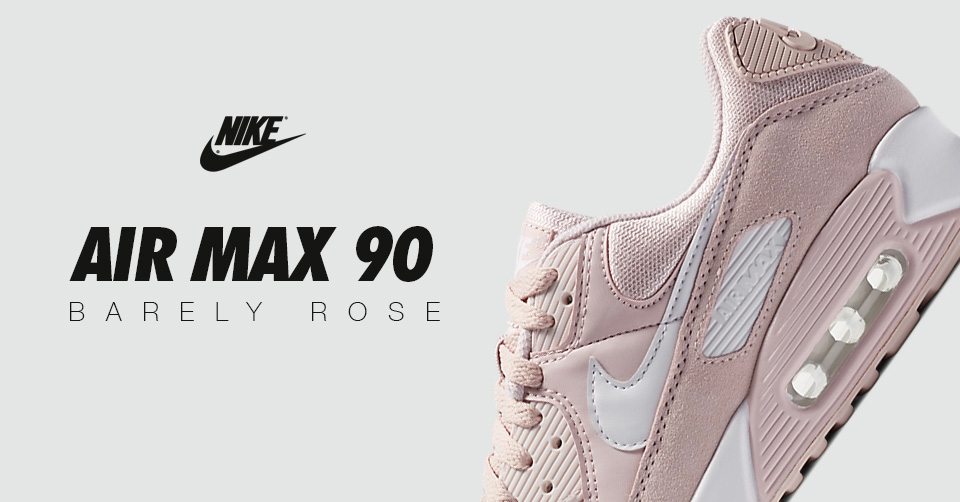 De Nike Air Max 90 'Barely Rose' released speciaal voor vrouwen