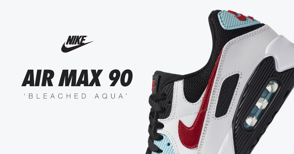 De Nike Air Max 90 'Bleached Aqua' is nu verkrijgbaar