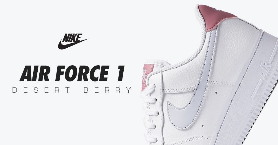JUST DROPPED: De Nike Air Force 1 'Desert Berry'