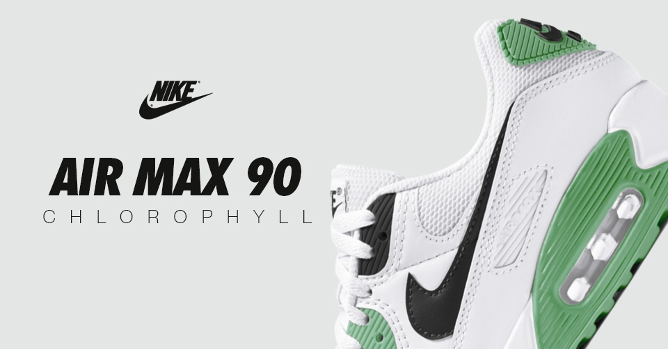 De Nike Air Max 90 'White Chlorophyll' komt binnenkort uit