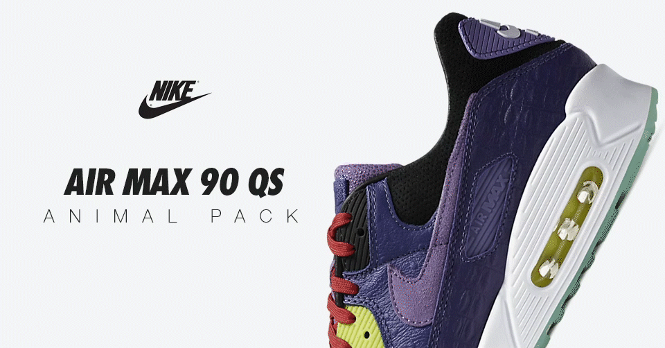 Nike's Air Max 90 verschijnt in een 'Animal Pack'