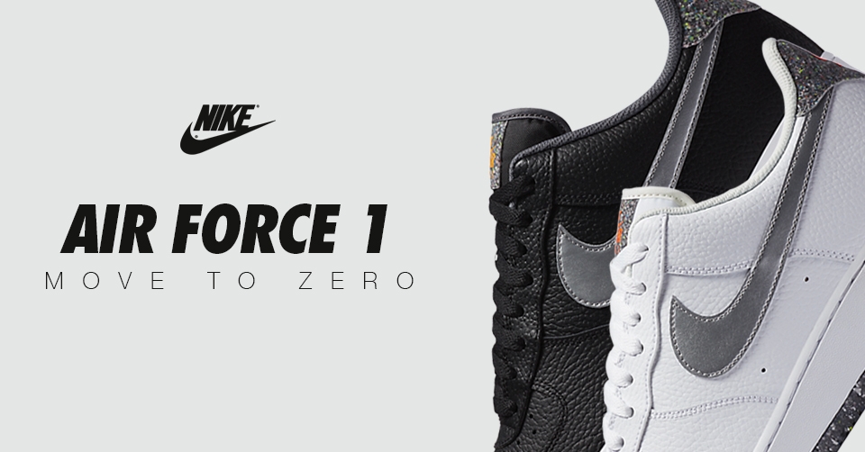 De Nike Air Force 1 wordt toegevoegd aan het 'Move to Zero' project