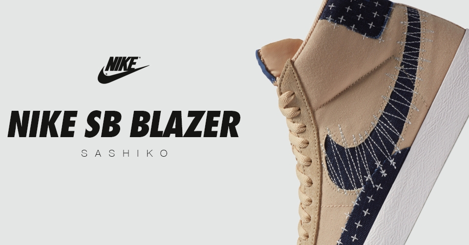 De Nike SB Zoom Blazer Mid 'Sashiko' komt uit op 1 september
