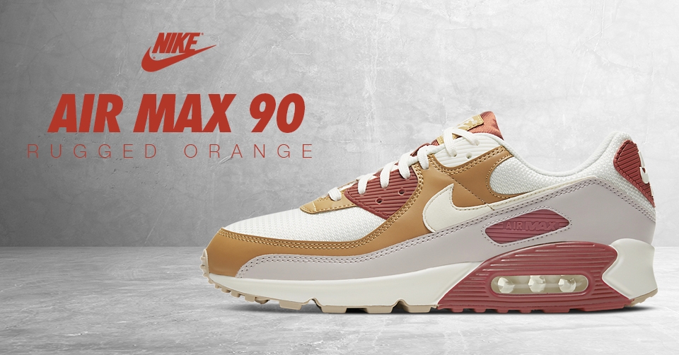 De Nike Air Max 90 verschijnt in een &#8216;Rugged Orange&#8217; colorway