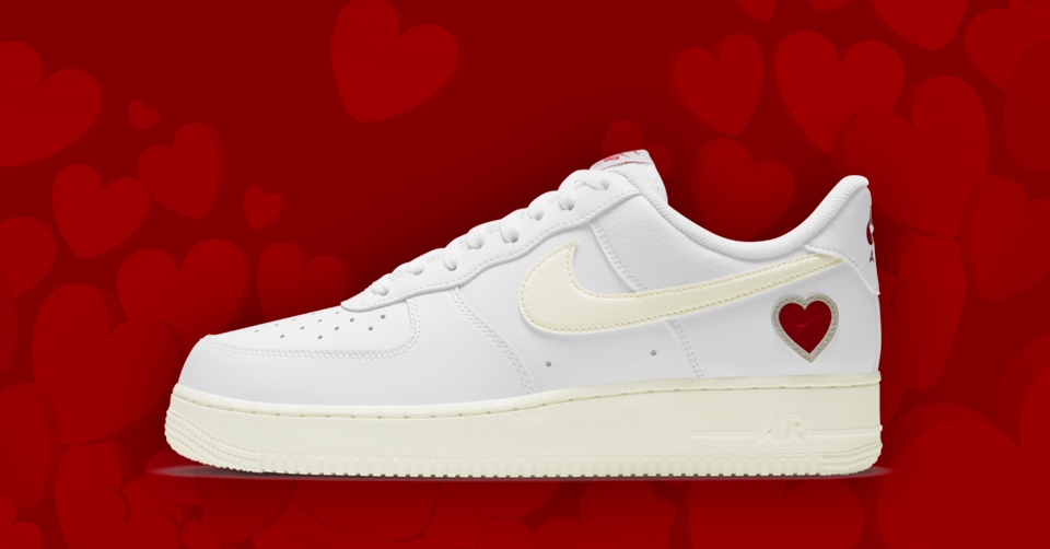 Fall in love met de Nike Air Force 1 Valentine