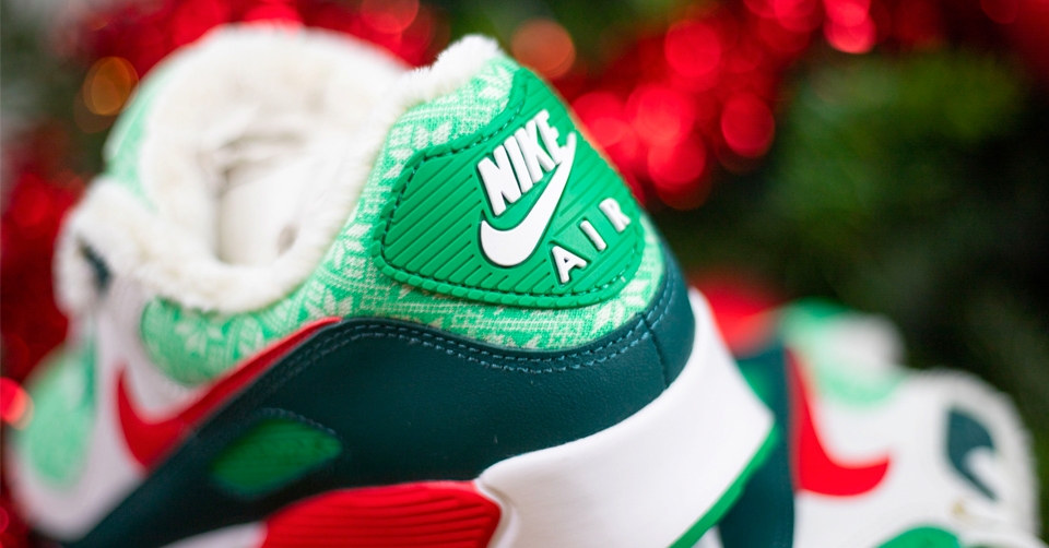 Schitter deze kerst met de Nike Air Max 90 &#8216;Ugly Sweater&#8217;
