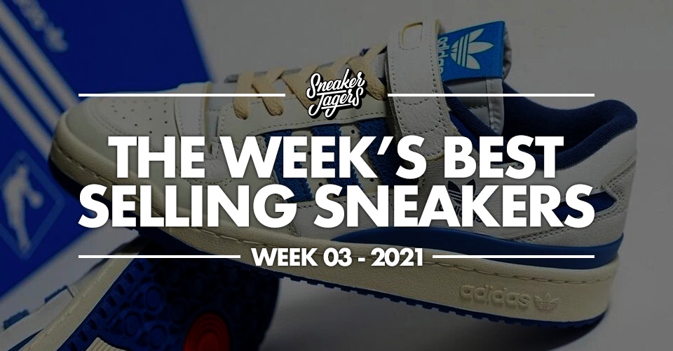 De 5 best verkochte sneakers van week 3 - 2021