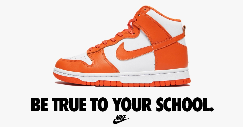Nike Dunk High 'Syracuse' heeft een release datum
