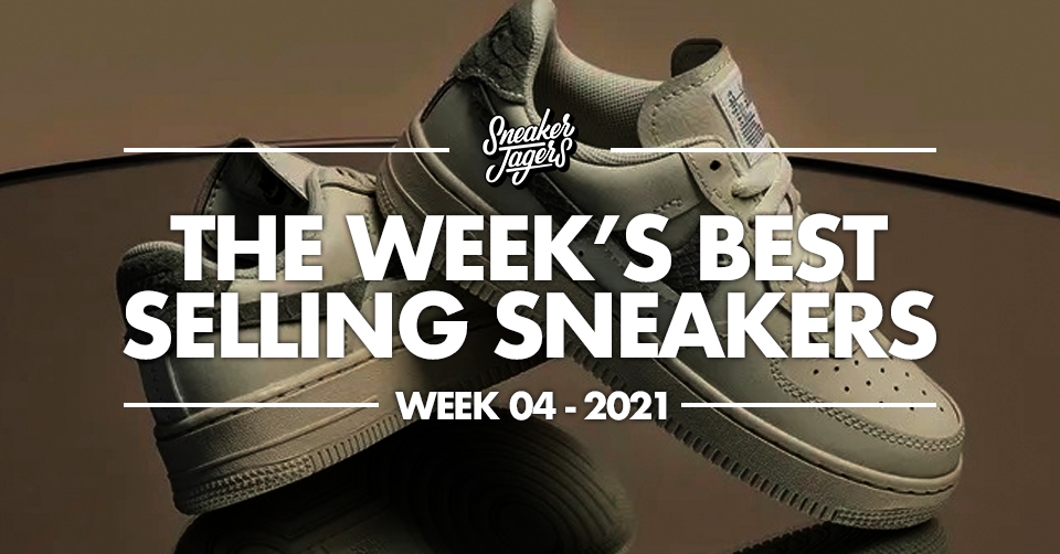 De 5 bestverkochte sneakers van week 4 - 2021