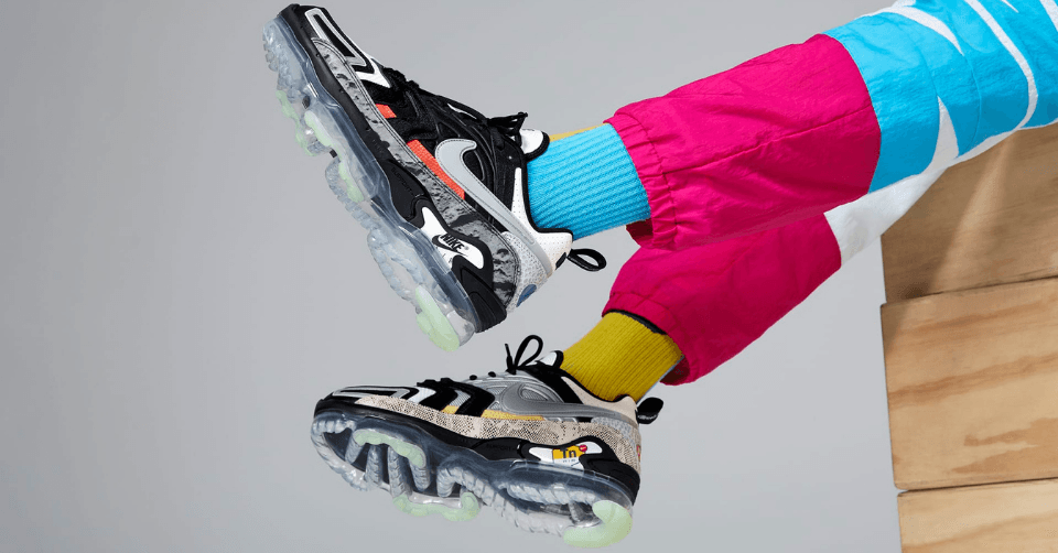 Nike Air VaporMax EVO NRG 'What The': 7 Iconen in 2 Schoenen