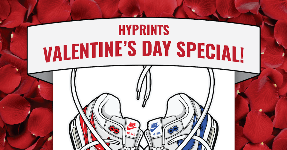Hyprints Valentine's Day Special Sneaker Art!