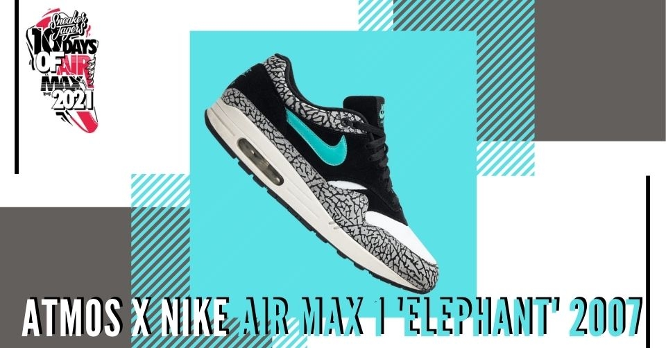 De atmos x Nike Air Max 1 &#8216;Elephant&#8217; collab is onvergetelijk!