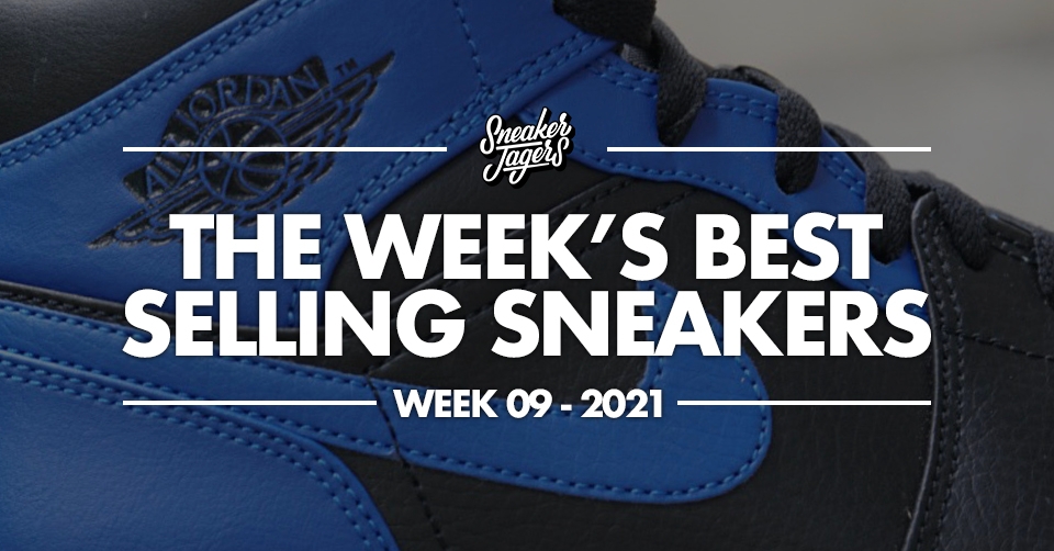 De 5 bestverkochte sneakers van week 9 - 2021