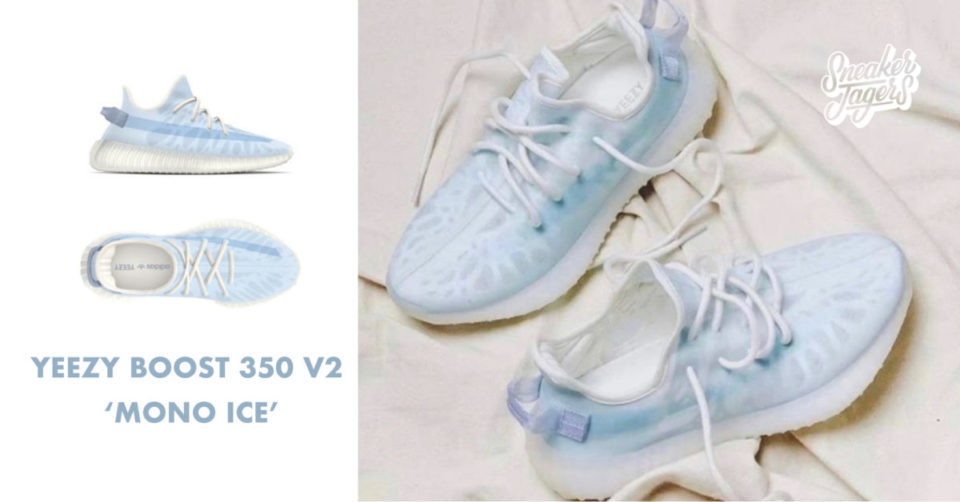 de adidas Yeezy Boost 350 v2 in een nieuw jasje met de &#8216;Mono Ice&#8217;