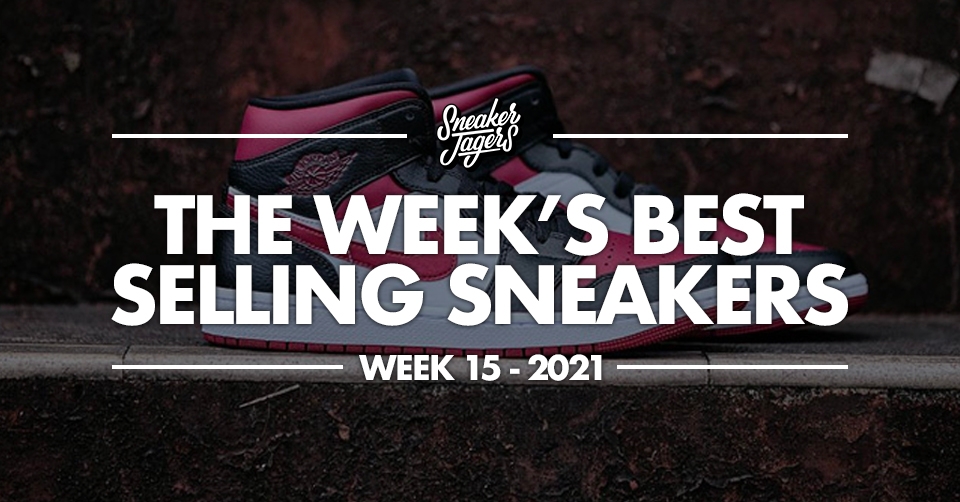 De 5 bestverkochte sneakers van Week 15 - 2021