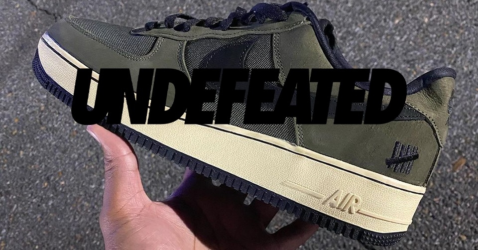 Eerste blik op UNDEFEATED x Nike Air Force 1 &#8216;Ballistic&#8217;