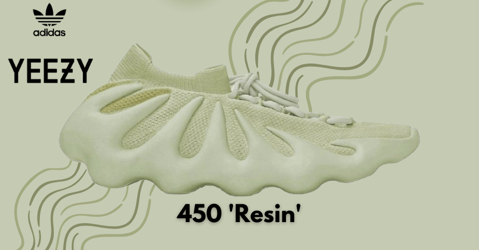 De adidas Yeezy 450 komt in een 'Resin' colorway