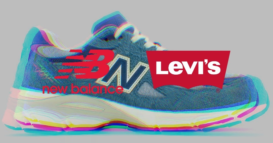 Eerste beelden van de Levi&#8217;s x New Balance 990v3 duiken op