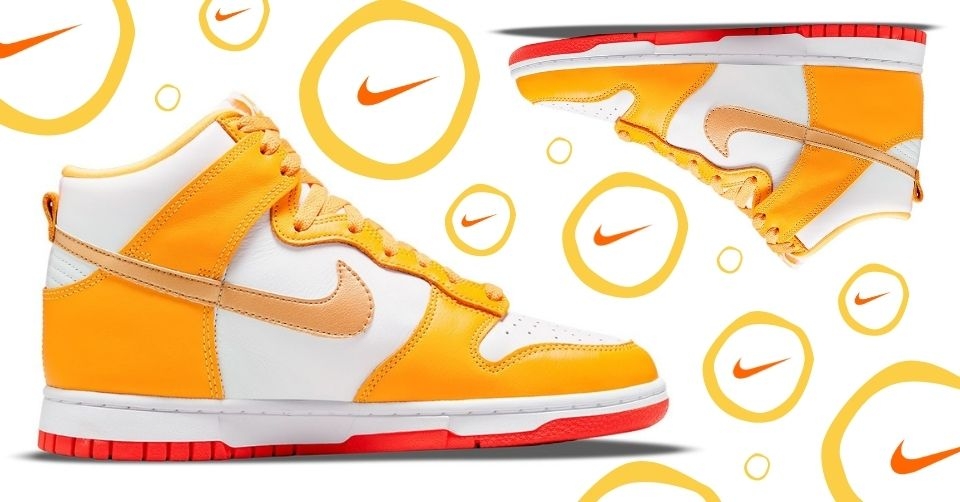 De Nike Dunk High &#8216;Laser Orange&#8217; is verschenen